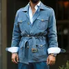 Men's Vintage Casual Suede Multi-Pocket Lapel Jacket MTA1372H9TO sold by Manly