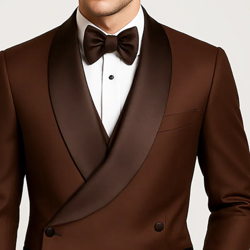 Men's Vintage Casual Business Satin Blazer MTA1390H5TO sold by Manly product image thumbnail 3