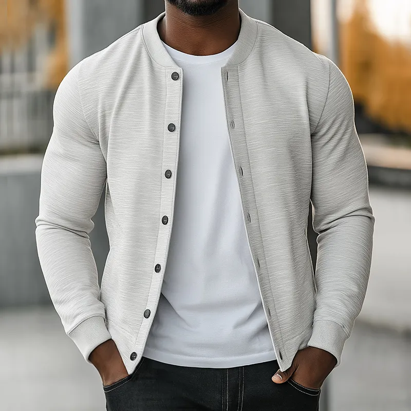 Men's Retro Casual Street Sports Sweatshirt Jacket MTA1944H5TO sold by Manly product image thumbnail 2