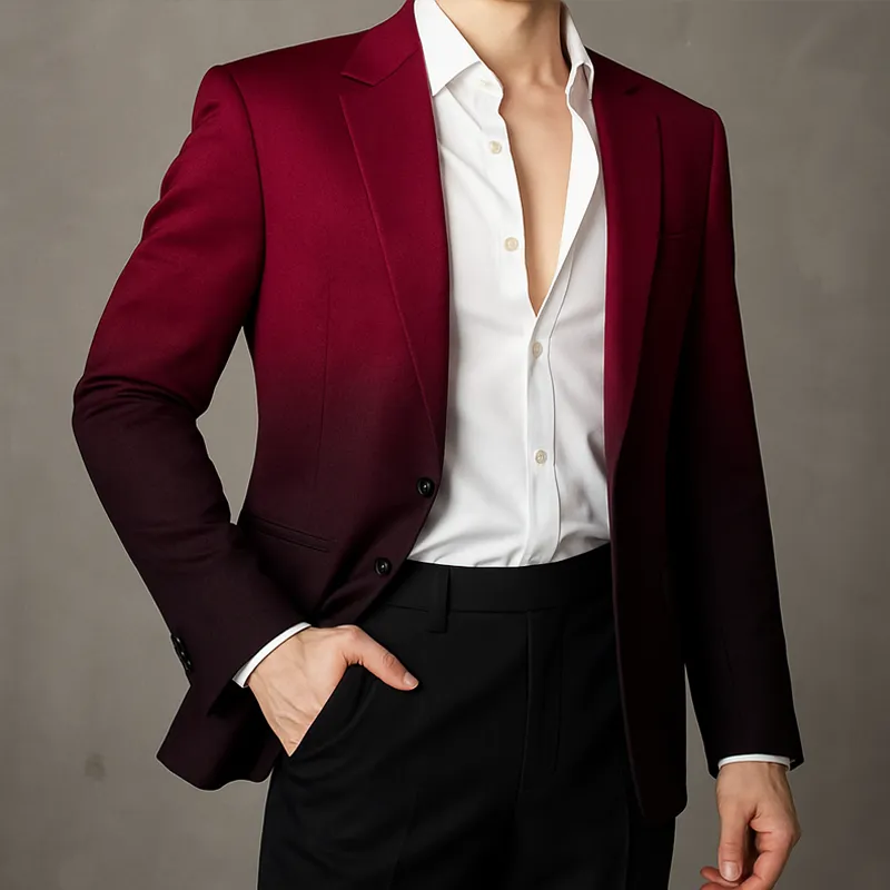 Men's Classic Business Gradient Two-button Blazer MTA2668H3U sold by Manly product image thumbnail 2