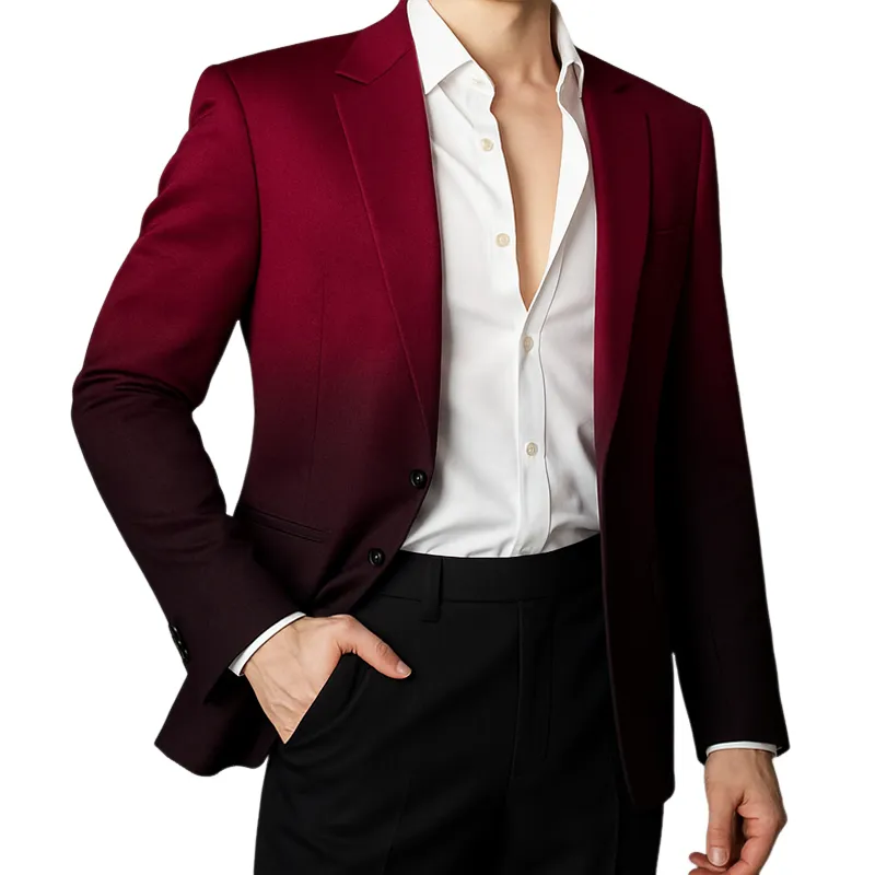 Men's Classic Business Gradient Two-button Blazer MTA2668H3U sold by Manly