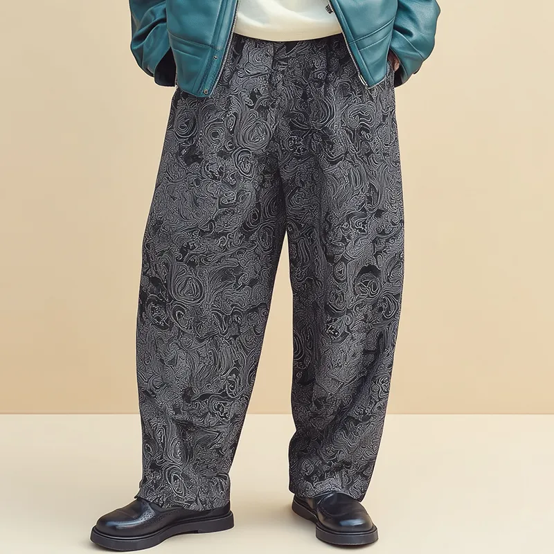 Men's Fashion Printed Cotton Blend Casual Pants MTA2944H1P sold by Manly product image thumbnail 2