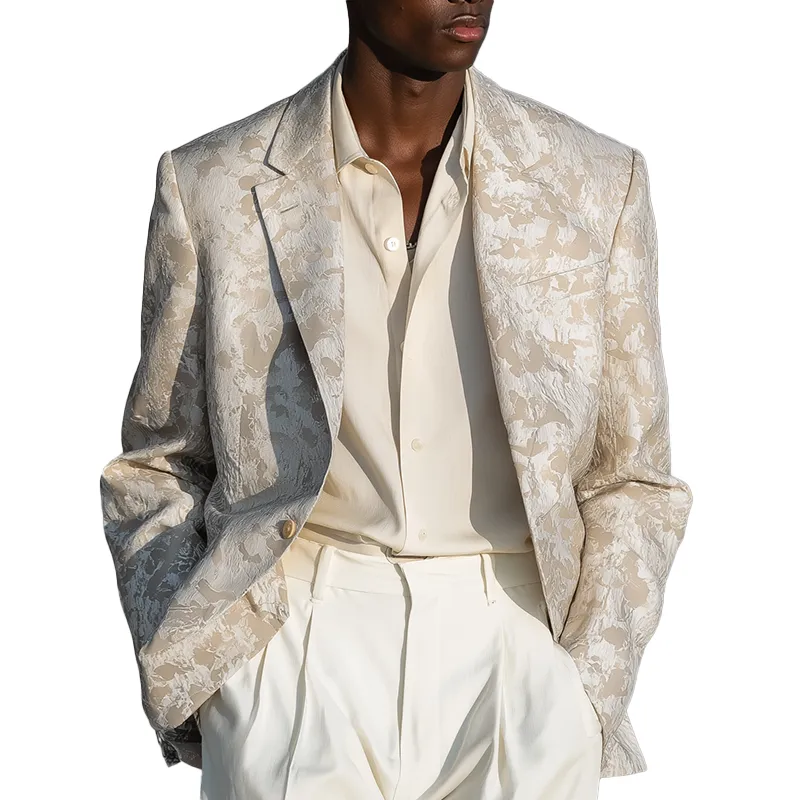 Men's Fashion Camouflage Print Cotton Blend Blazer MTA2993H1P sold by Manly