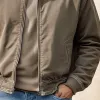 Men's Vintage Washed Lapel Denim Zipper Jacket MTA2720H7X sold by Manly