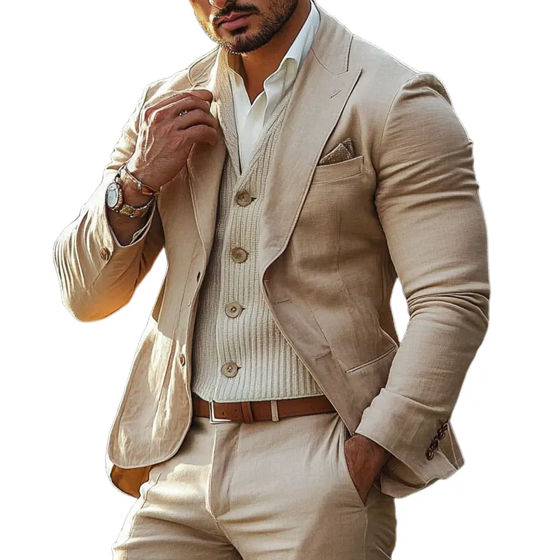 Men's Cotton Solid Color Casual Blazer MTA2665H0X sold by Manly