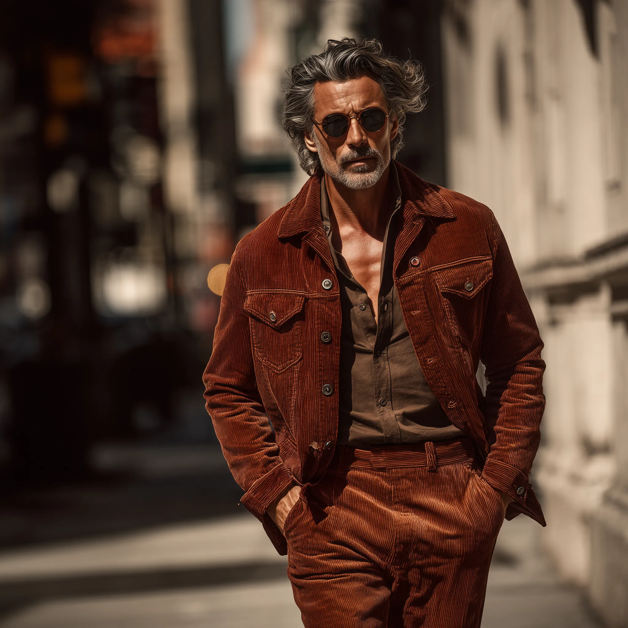 Men's Vintage Elegant Corduroy Jacket MTA0253I4P sold by Manly product image thumbnail 5