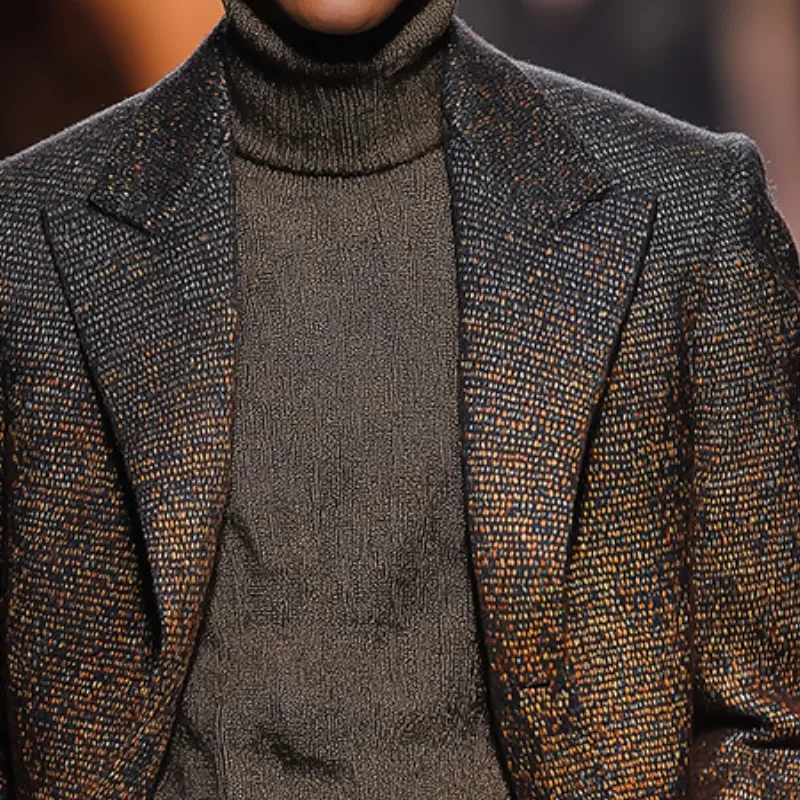 Men's Retro Casual Starry Sky Gradient Print Single-Breasted Blazer MTA0578I6TO sold by Manly product image thumbnail 3