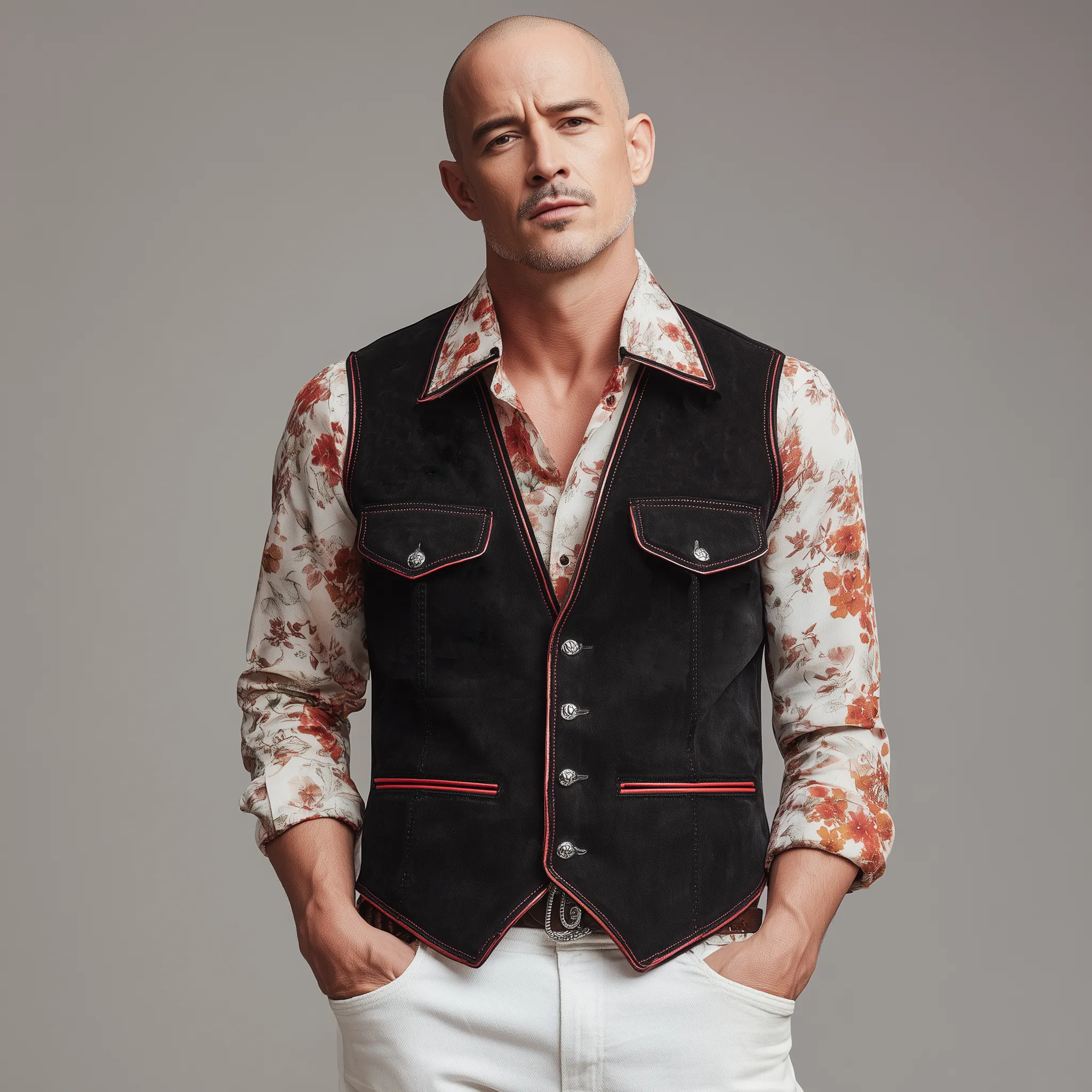 Men's Classic Western Casual Tough Suede Vest MTA0898I9K sold by Manly product image thumbnail 3