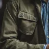 Men's Classic Retro Army Green Multi-pocket Jacket MTA0873I0U sold by Manly