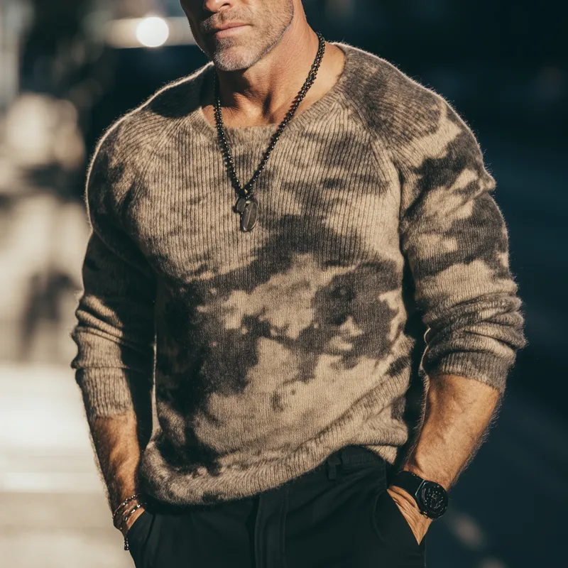 Men's Autumn Casual Round Neck Knitted Pullover Sweater MTA0884I6U sold by Manly product image thumbnail 2