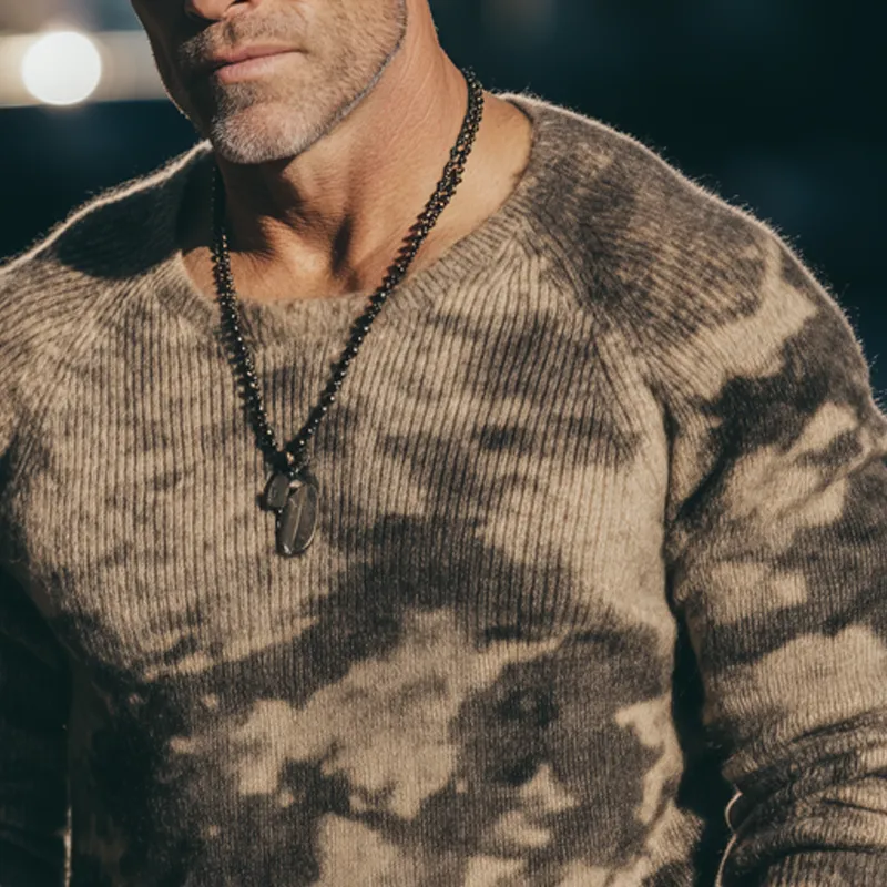 Men's Autumn Casual Round Neck Knitted Pullover Sweater MTA0884I6U sold by Manly product image thumbnail 3