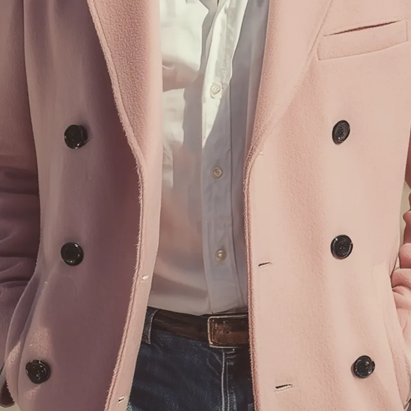 Men's Autumn And Winter Fashionable Simple Long Faux Wool Coat MTA1110I9P sold by Manly product image thumbnail 3