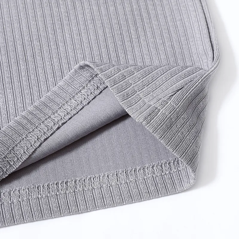 Men's Solid Color Knitted Slim Fit Lapel Long Sleeve POLO Shirt MTA0925I6X sold by Manly product image thumbnail 4