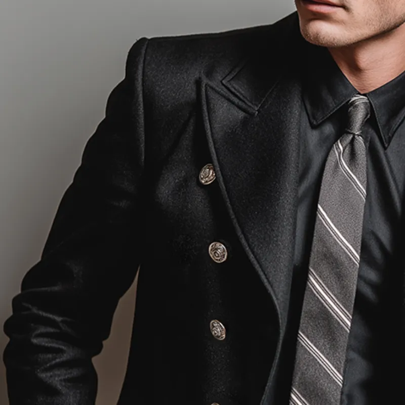 Men's Retro Casual Striped Blazer MTA1582I7TO sold by Manly product image thumbnail 3