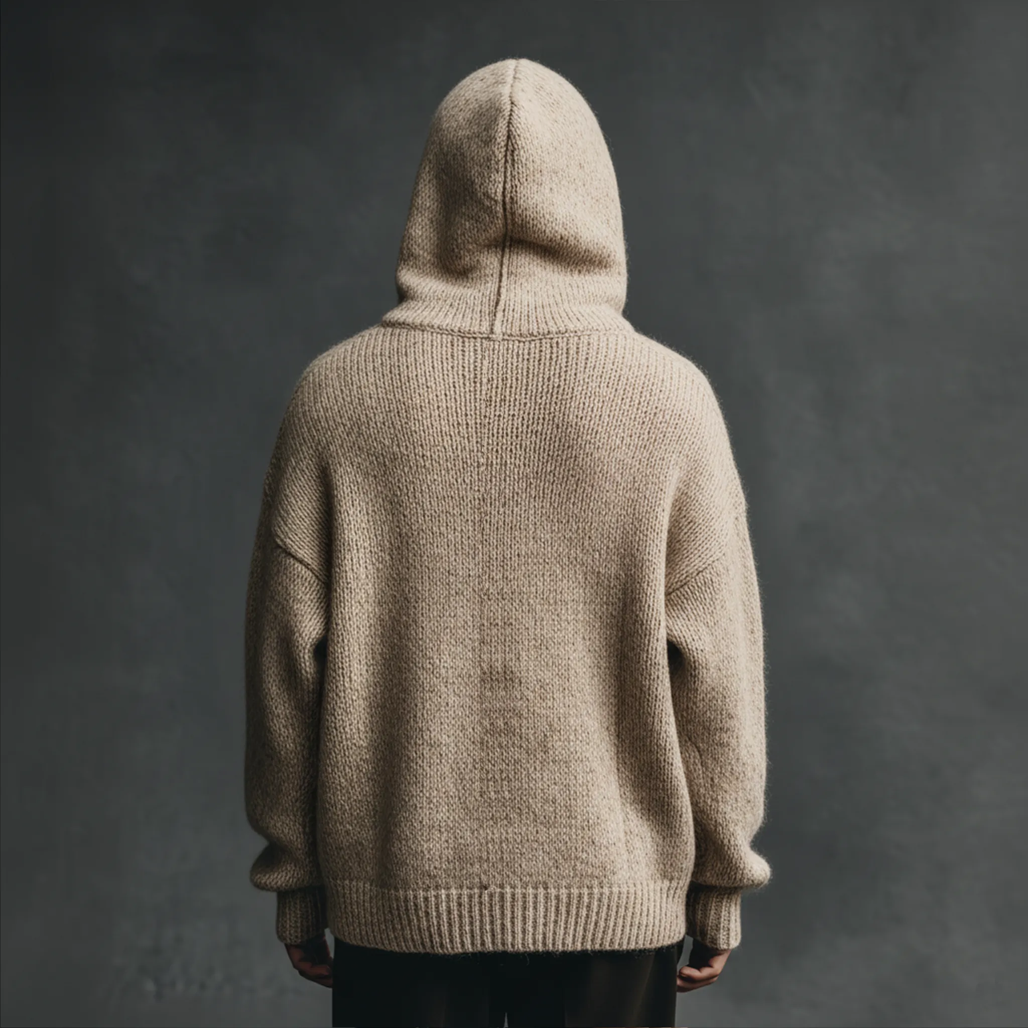 Men's Classic Casual Hooded Loose Sweater MTA2302I7K sold by Manly product image thumbnail 4