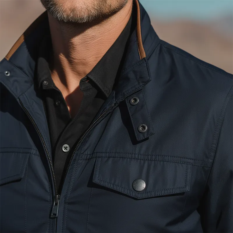 Men's Autumn And Winter Fashion Cotton Blend Casual Jacket (with Lining) MTA2331I3P sold by Manly product image thumbnail 5