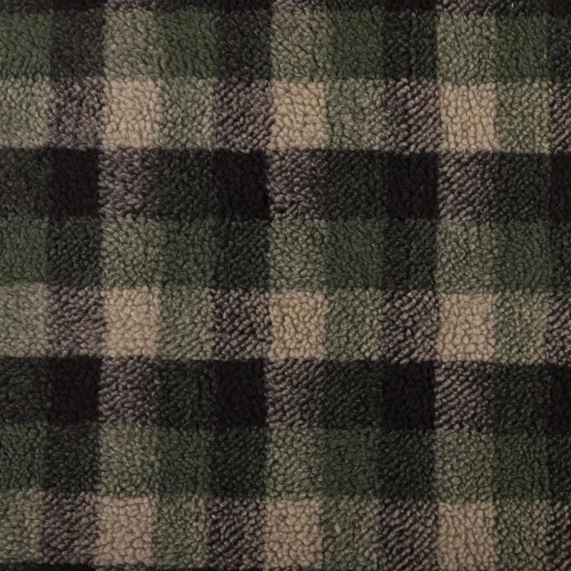 Men's Retro Casual Warm Plaid Plush Stand Collar Sweatshirt MTA2545I2TO sold by Manly product image thumbnail 3