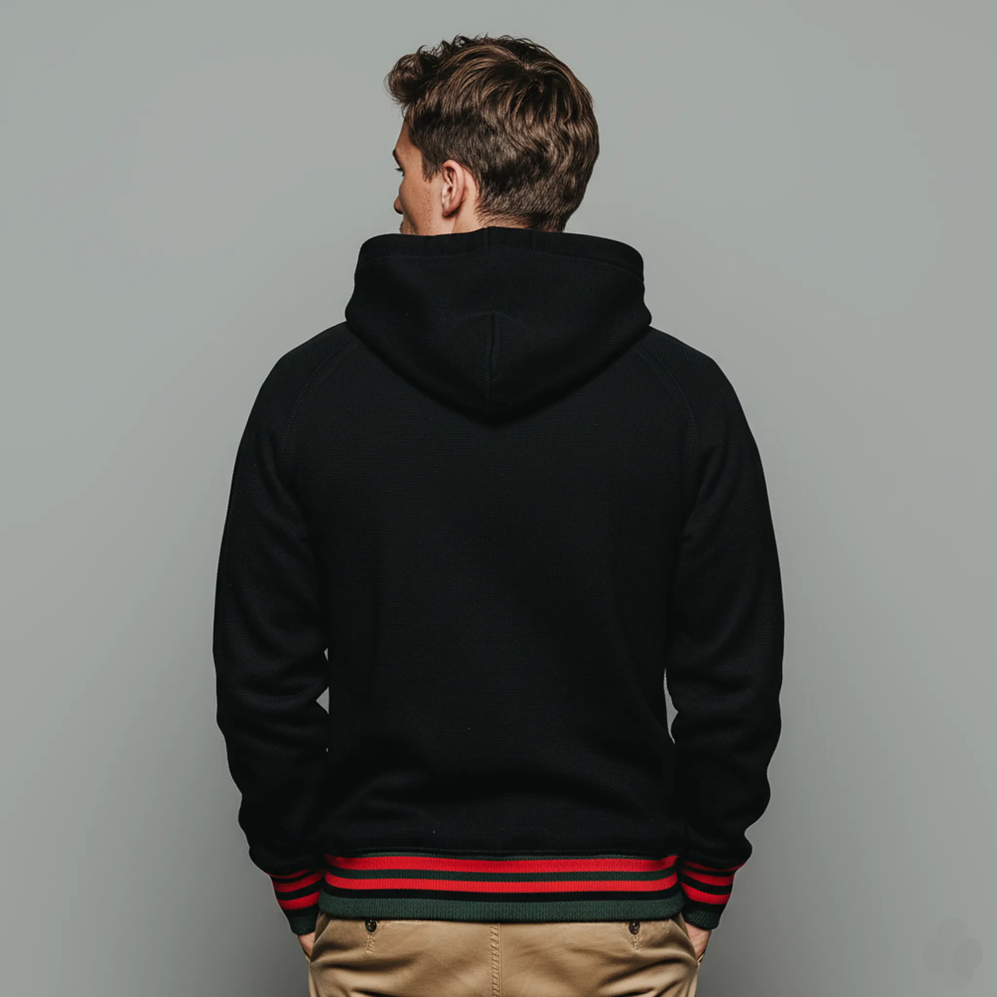 Men's Classic Casual Cotton Blend Loose Hoodie MTA3023I4K sold by Manly product image thumbnail 5