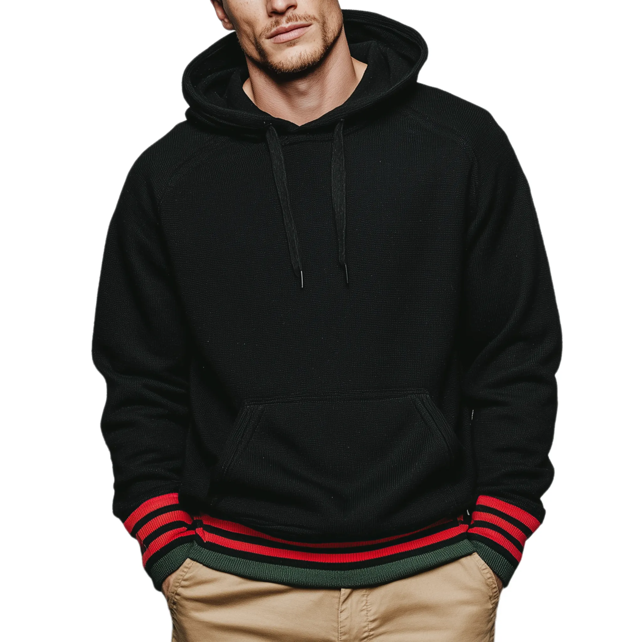 Men's Classic Casual Cotton Blend Loose Hoodie MTA3023I4K sold by Manly