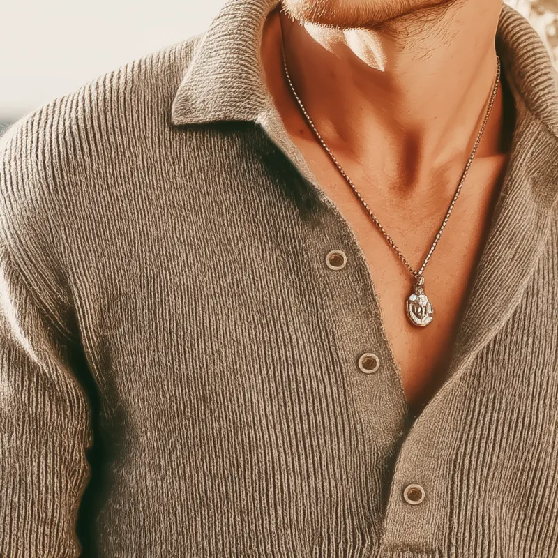 Men's Classic Elegant Knitted Pullover Sweater MTA1035J9U sold by Manly product image thumbnail 4