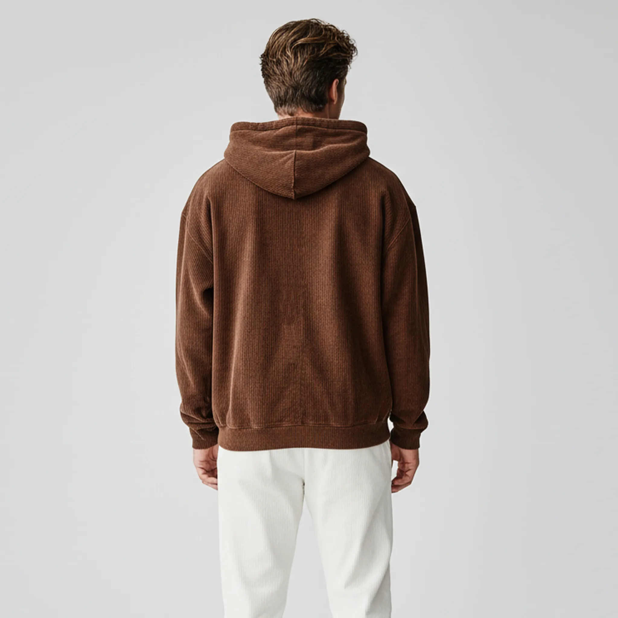 Men's Classic Casual Corduroy Loose Hoodie MTA1305J1K sold by Manly product image thumbnail 5