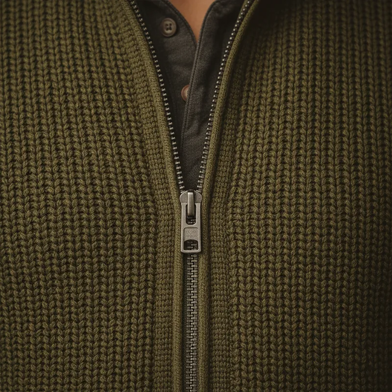 Men's Winter Fashionable Cotton Yarn Knitted Patchwork Cardigan MTA1348J2P sold by Manly product image thumbnail 4