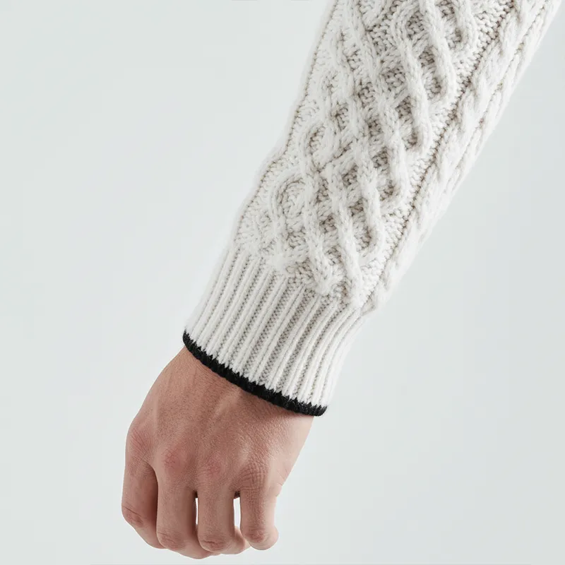 Men's Winter Fashionable Cable-knitted Cotton Sweater MTA1635J0P sold by Manly product image thumbnail 5