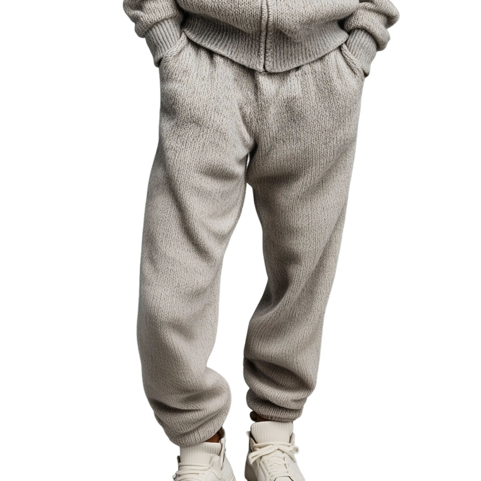 Men's Classic Casual Elastic Waist Knit Trousers MTA1555J5K sold by Manly