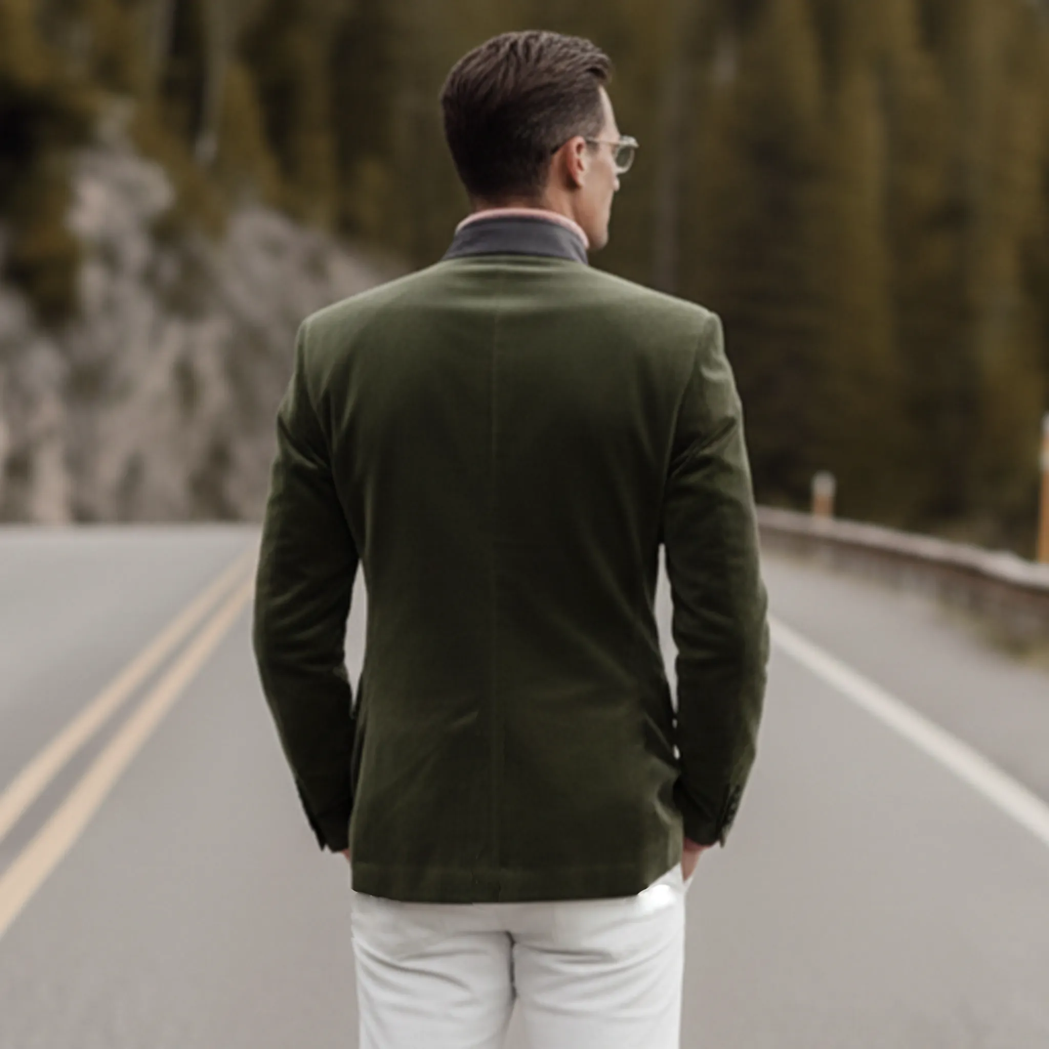 Men's Classic Retro Western Stand Collar PU Leather Slim Fit Faux Suede Jacket MTA2388J3K sold by Manly product image thumbnail 5