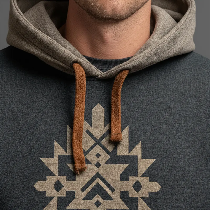 Men's Winter Vintage Polyester Blend Printed Hooded Sweatshirt MTA2328J2P sold by Manly product image thumbnail 4