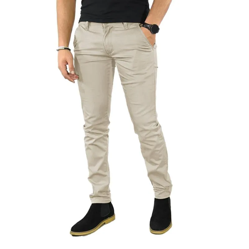 Men's Solid Color Casual Trousers 84493704X sold by Manly product image thumbnail 4