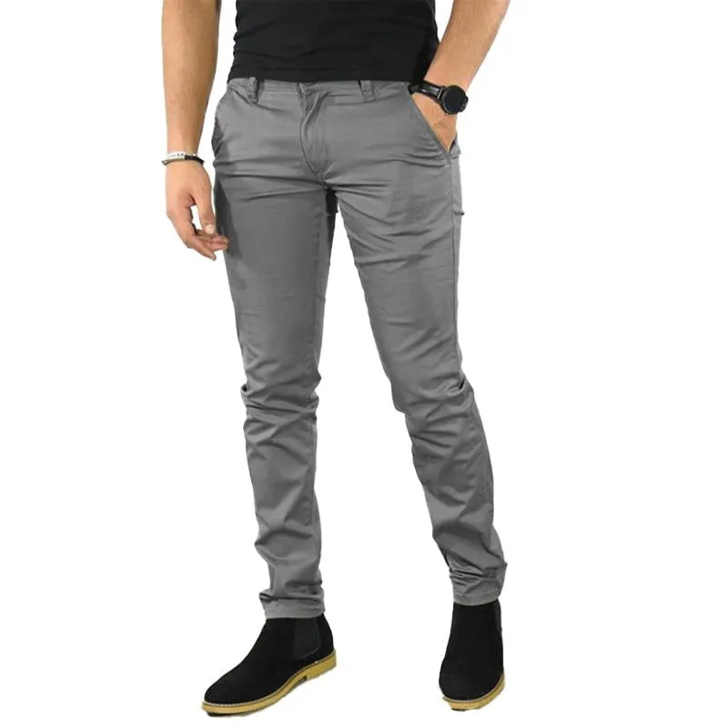 Men's Solid Color Casual Trousers 84493704X sold by Manly product image thumbnail 3