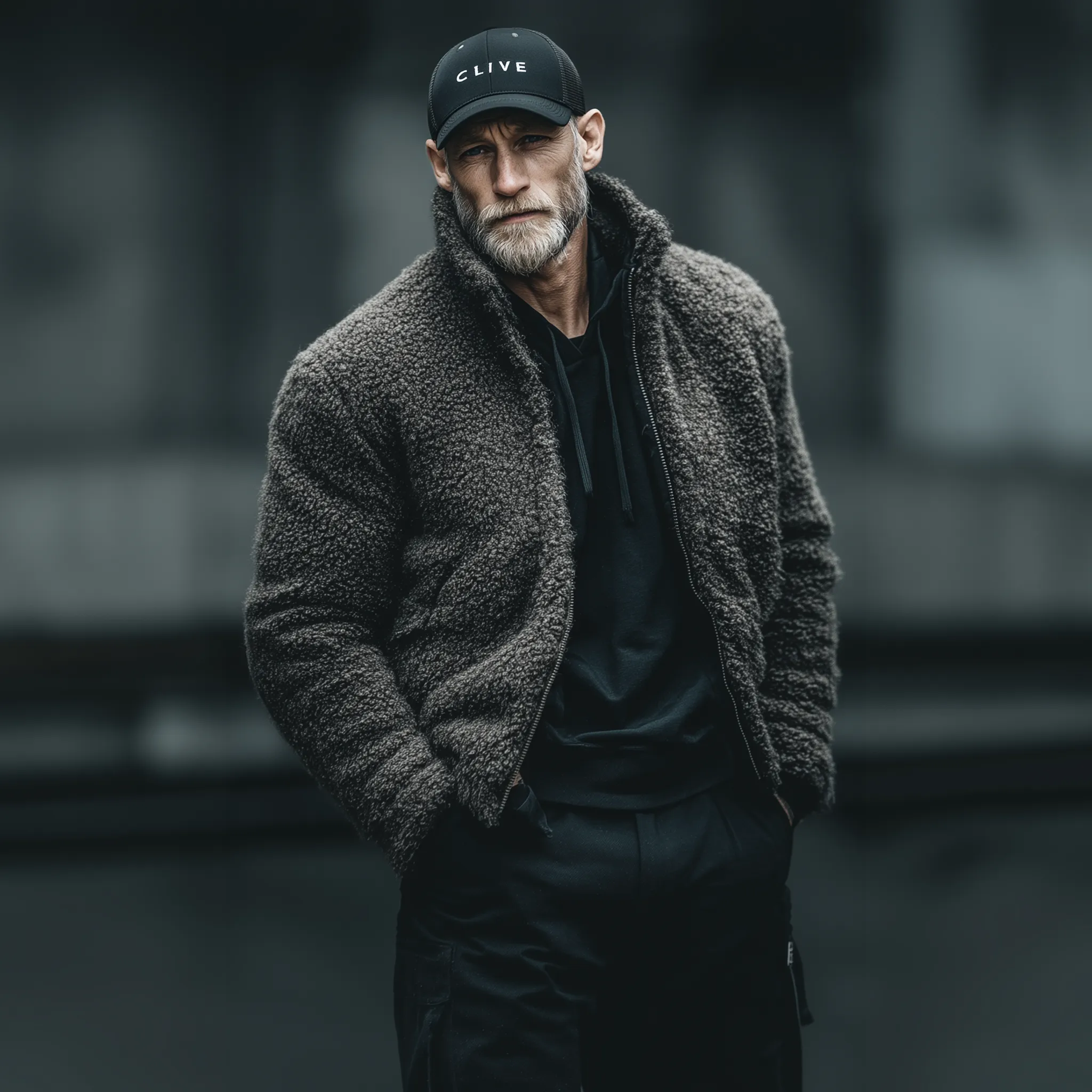 Men's Classic Casual Stand Collar Fleece Zip-Up Jacket MTA3068J1K sold by Manly product image thumbnail 2