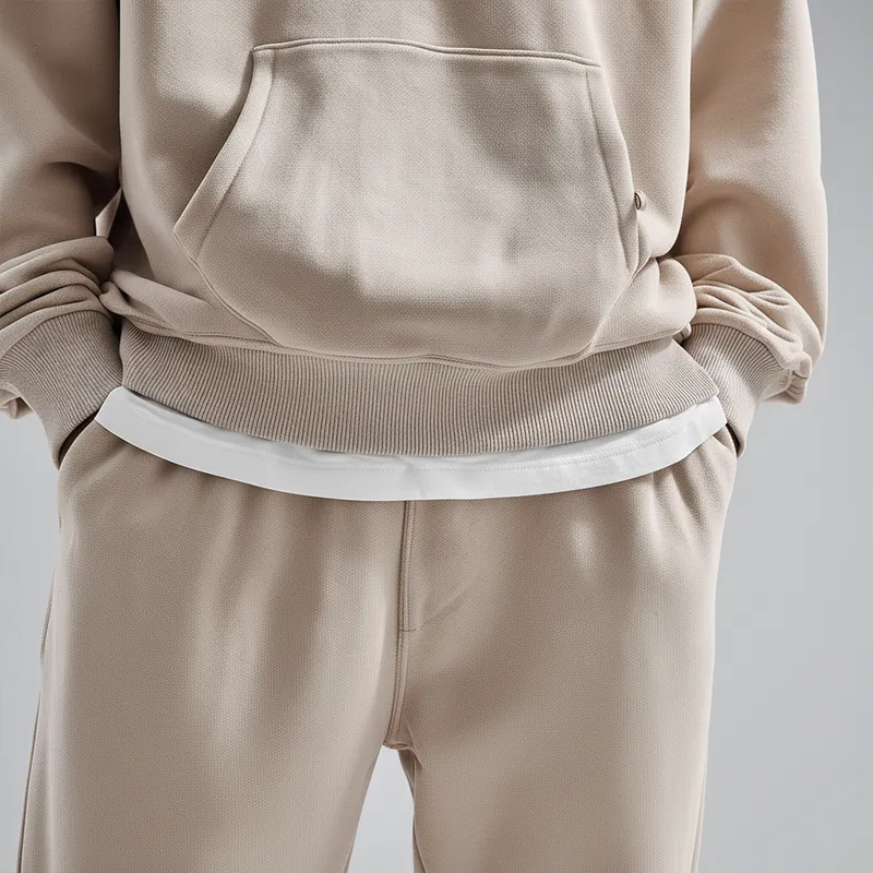 Men's Simple And Stylish Cotton Blend Hooded Sweatshirt MTA2774J4P sold by Manly product image thumbnail 4