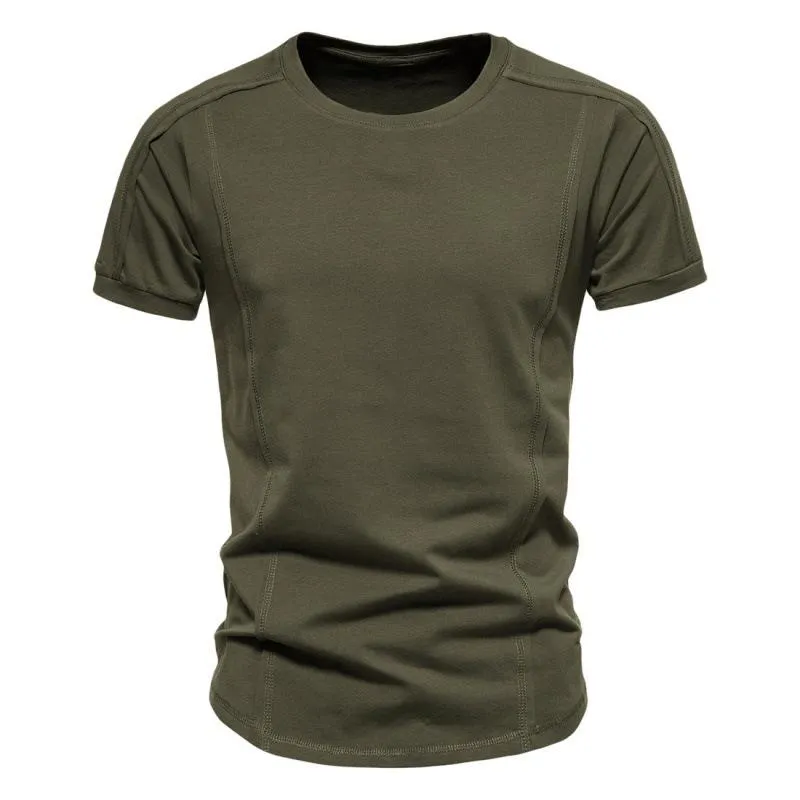 Men's Solid Round Neck Short Sleeve T-shirt 43330950Z sold by Manly
