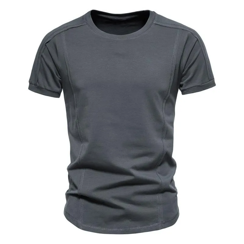 Men's Solid Round Neck Short Sleeve T-shirt 43330950Z sold by Manly product image thumbnail 4