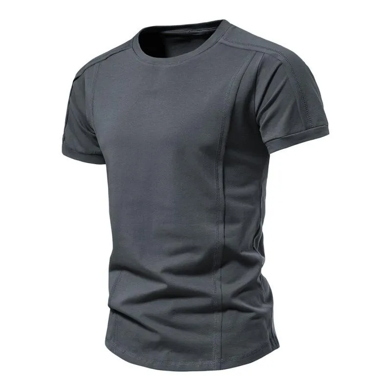 Men's Solid Round Neck Short Sleeve T-shirt 43330950Z sold by Manly product image thumbnail 5