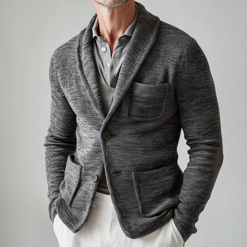 Men's Retro Casual Knitted Button-Up Cardigan MTA2812J5TO sold by Manly product image thumbnail 2