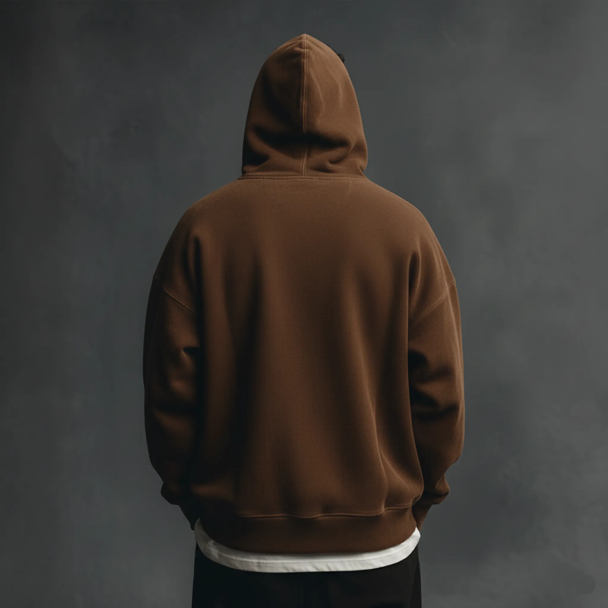 Men's Classic Casual Faux Suede Loose Hoodie MTA2777J7K sold by Manly product image thumbnail 5