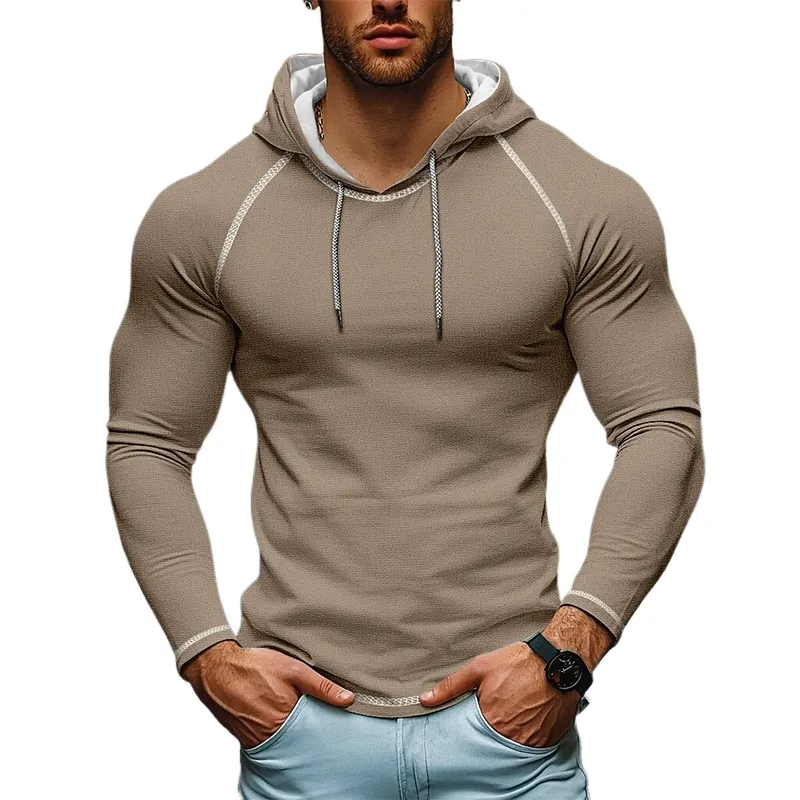 Men's Casual Slim Fit Cotton Blend Sports Hoodie MTA2862J8X sold by Manly