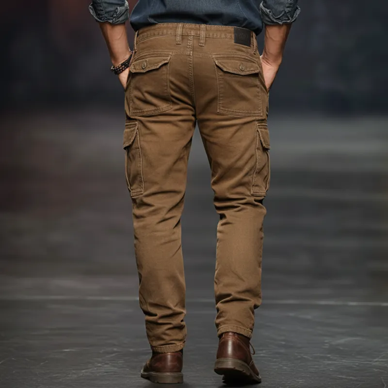 Men's Classic Khaki Slim-fit Jeans MTA2885J2U sold by Manly product image thumbnail 4