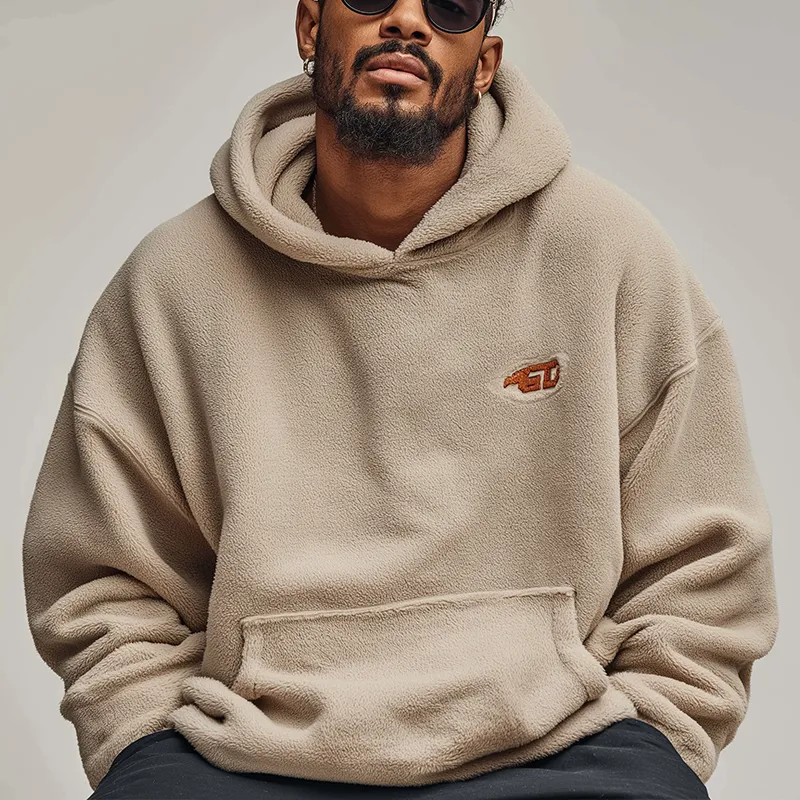 Men's Winter Fashion Flannel Hooded Sweatshirt MTA2753J6P sold by Manly product image thumbnail 2