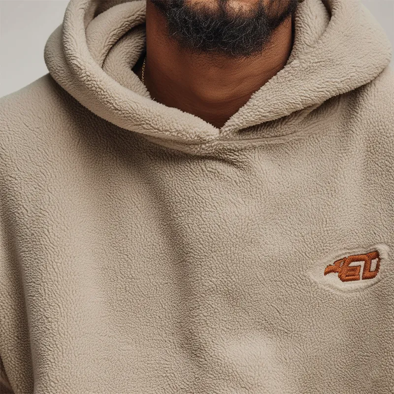 Men's Winter Fashion Flannel Hooded Sweatshirt MTA2753J6P sold by Manly product image thumbnail 3