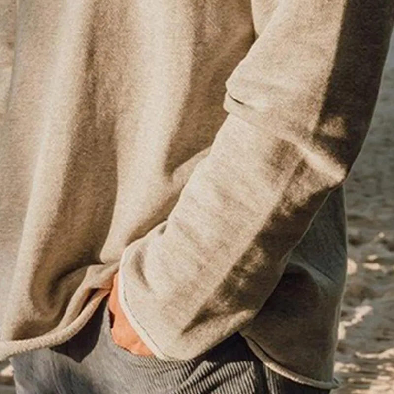 Men's Cotton Blend Printed Round Neck Long Sleeve T-Shirt 13638571X sold by Manly product image thumbnail 3