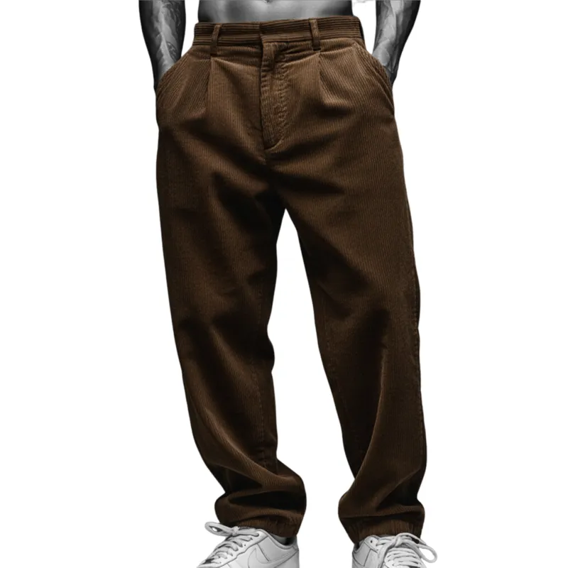 Men's Fashionable Casual Corduroy Pants MTA0133K6K sold by Manly