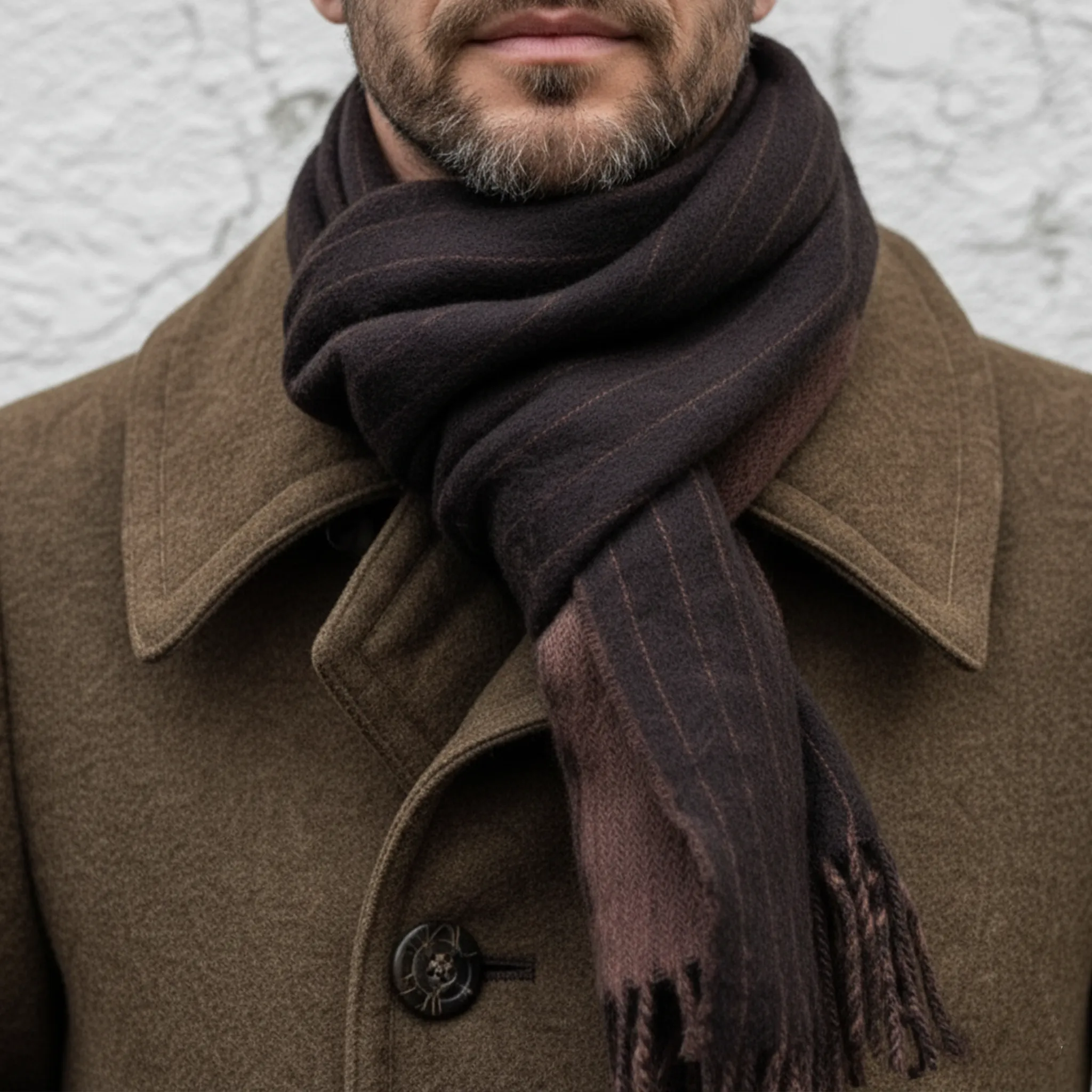 Men's Classic Retro Lapel Double-breasted Faux Wool Jacket MTA3131J1K sold by Manly product image thumbnail 5