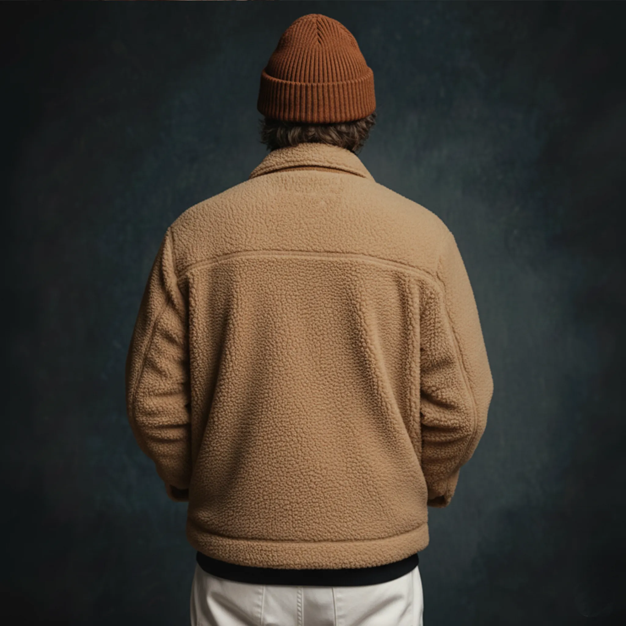 Men's Classic Casual Collar Pocket Corduroy Button Fleece Jacket MTA0187K0K sold by Manly product image thumbnail 4