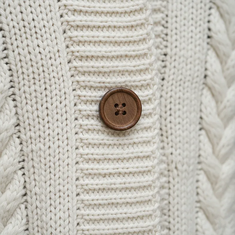 Men's Winter Simple Cotton Yarn Knitted Hooded Cardigan MTA0325K0P sold by Manly product image thumbnail 4