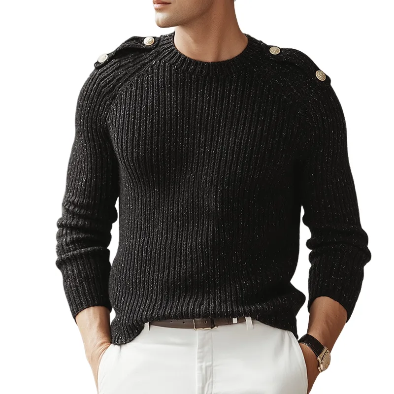 Men's Retro Casual Knitted Pullover Sweater MTA2904J3TO sold by Manly