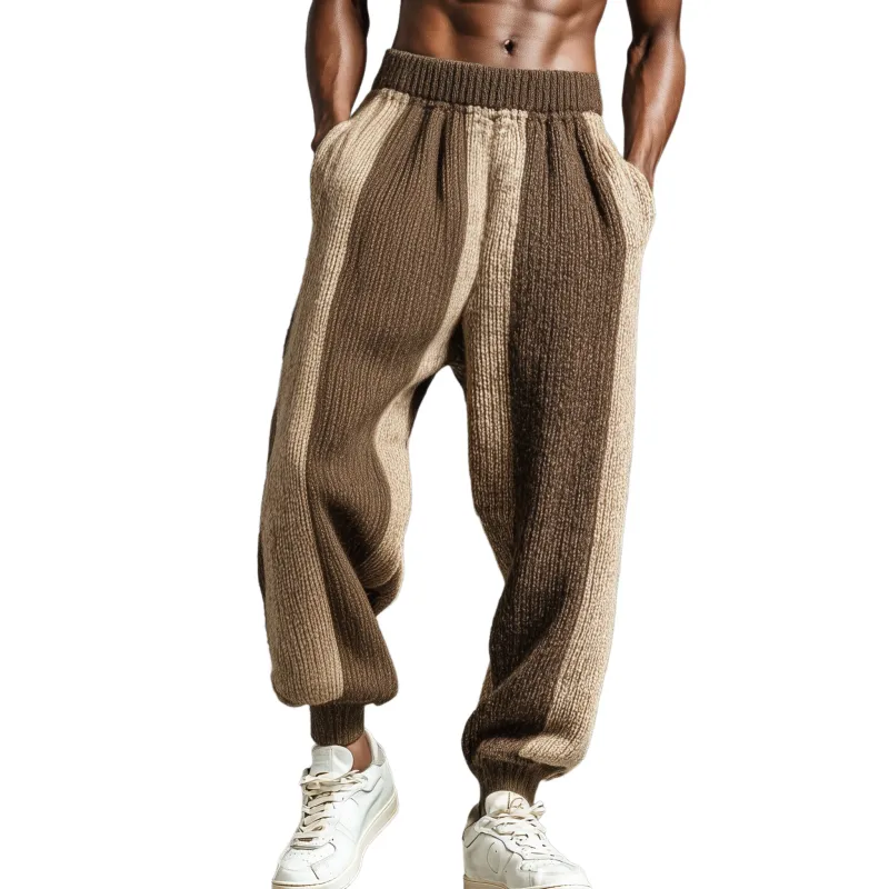 Men's Classic Casual Elastic Waist Tapered Knit Pants MTA0613K3K sold by Manly